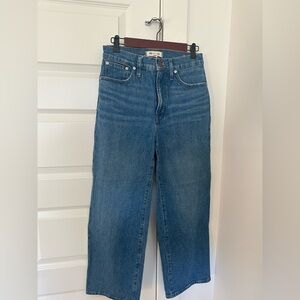 Madewell Perfect Vintage Wide Leg Crop Jean